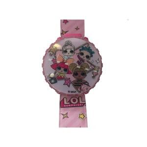 LOL Surprise Flip Open Digital Wristwatch-Cover lights Up & Spins-New Battery